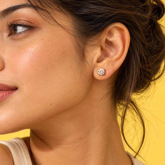 Silver studs
