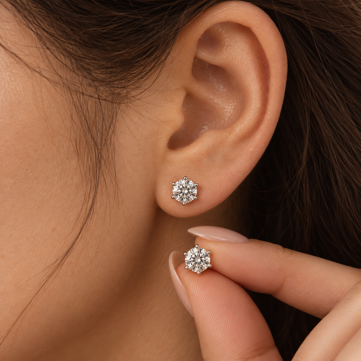 Silver studs