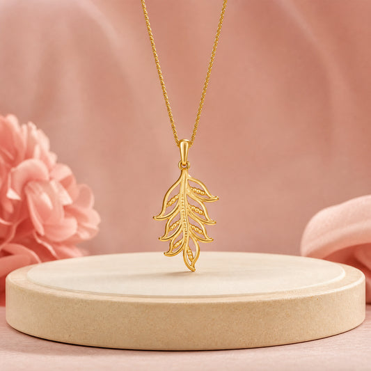 Veda Leaf Pendant